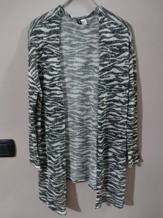 Cardigan H&M fantasia zebra taglia unica