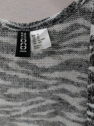 Cardigan H&M fantasia zebra taglia unica