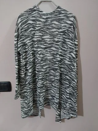 Cardigan H&M fantasia zebra taglia unica