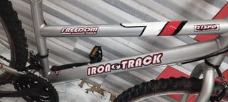 Bicicleta IronTrack Freedom Plata