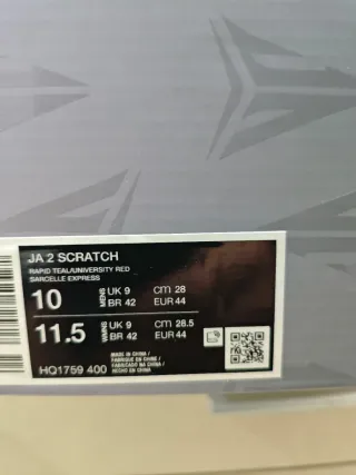 Nike JA 2 Scratch Azul/Rojo