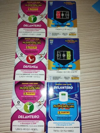 Lote cromos Adrenalyn FCB Jugadores 21-22 y 22-23