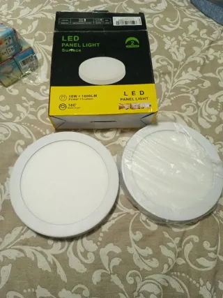 2 Plafones LED 18W 6500K