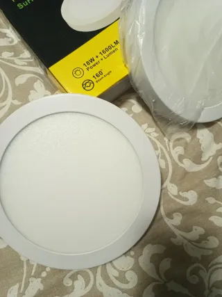 2 Plafones LED 18W 6500K