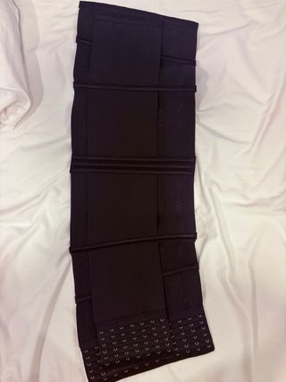 Faja reductora doble cinturón negra