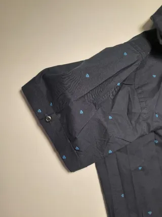 Camisa Verano Hombre Azul