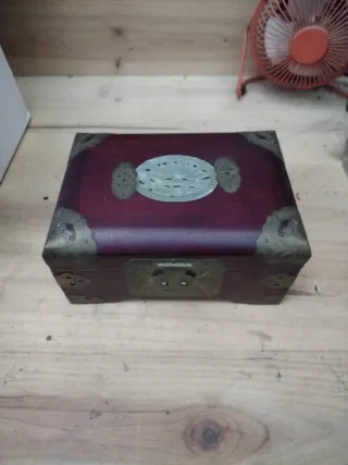 Caja joyero antiguo chino jade 60s