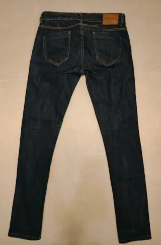Vaqueros Zara Mujer Azul Talla 36