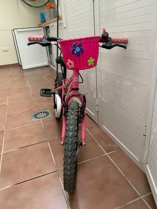 Bicicleta infantil 16 rosa