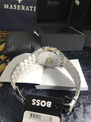 Reloj Boss Hombre Oro y Plata