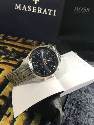 Reloj Boss Hombre Oro y Plata