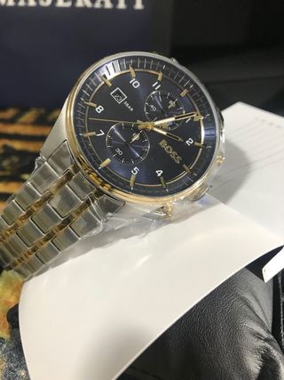 Reloj Boss Hombre Oro y Plata