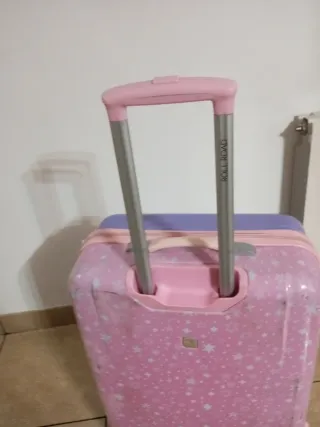 Maleta infantil unicornio morada y rosa