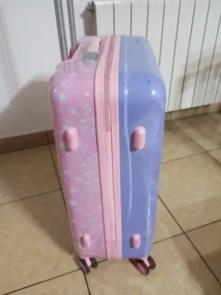 Maleta infantil unicornio morada y rosa