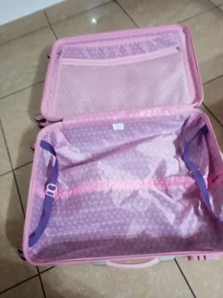 Maleta infantil unicornio morada y rosa