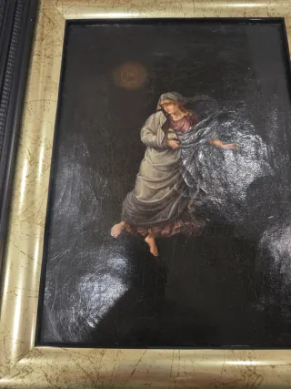 Cuadro lienzo óleo figura