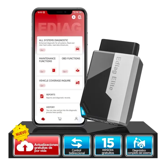KINGBOLEN Ediag Elite diagnóstico coche