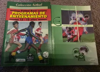 Lote libros ENTRENAMIENTO DE FÚTBOL