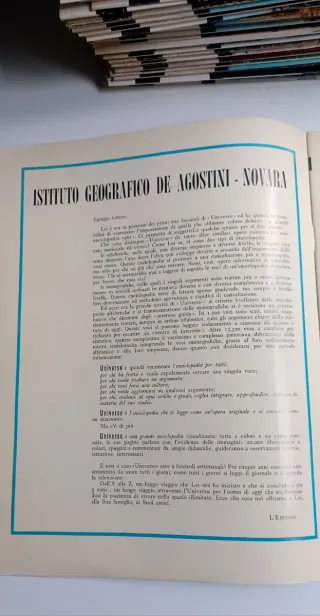 Collezione riviste anni '60 Enciclopedia Universo