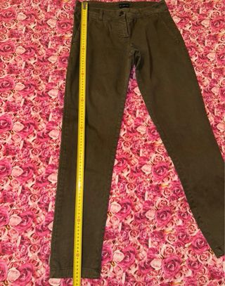 Pantaloni Tu Per Tu verde oliva