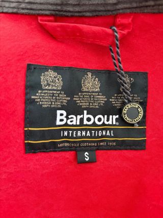 Chaqueta Barbour Duke Roja Talla S
