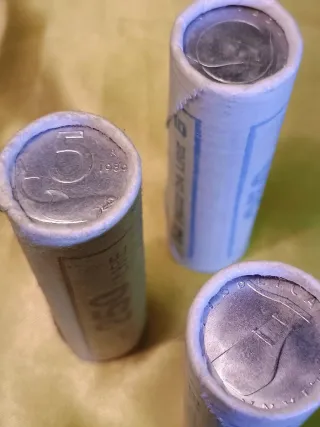 Rotoli Lire 250 - 50 pezzi da Lire 5