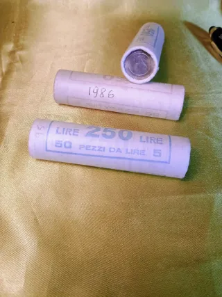 Rotoli Lire 250 - 50 pezzi da Lire 5