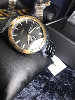 Reloj Boss Automático Negro y Dorado