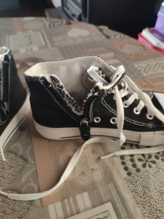 Botas lona niña talla 32