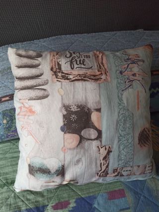 Cuscino arredo 35x35 collage Love Zen