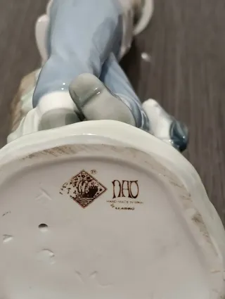 Figura Lladró Niño con Perro