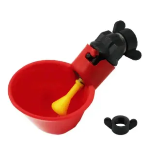 10 bebederos automáticos aves NUEVO rojo