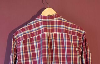 Camisa cuadros Emidio Tucci cuadros tonos granate