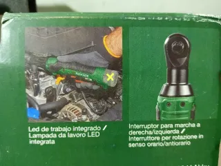 Llave 12V Parkside + Batería 2Ah y Cargador