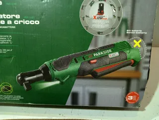 Llave 12V Parkside + Batería 2Ah y Cargador