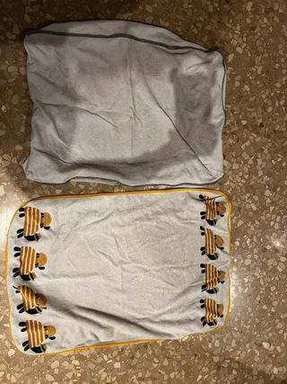 Cambiador bebé con 2 fundas, similar SNIGLAR Ikea