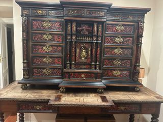 Bargueño antiguo madera y carey