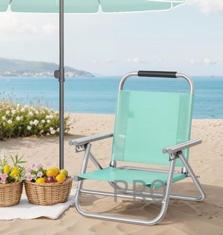 Silla de playa plegable y portátil