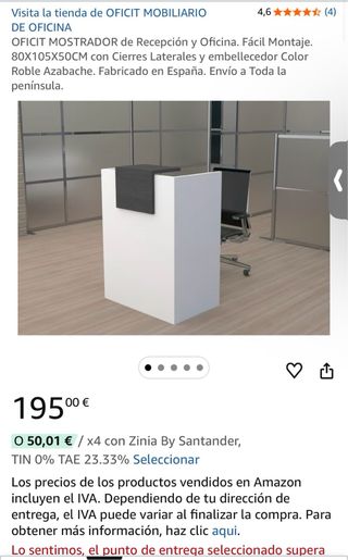 ️ Mostrador para negocio como nuevo