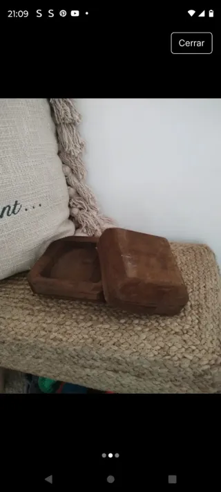 2 Cuencos de Madera Rústicos