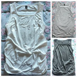 Set di tre canotte premaman, vari colori, Shein