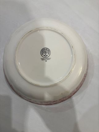 Ensaladera Cartuja de Sevilla Roja