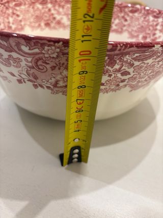 Ensaladera Cartuja de Sevilla Roja