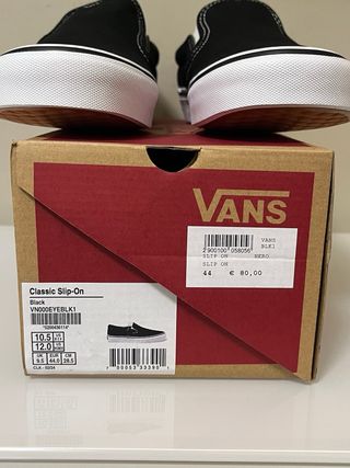 Scarpe Vans Slip-On Nere Tg 44