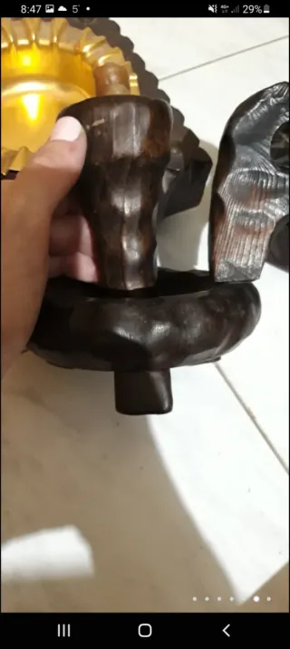 Conjunto recibidor castellano años 70