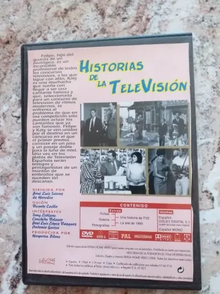 1 DVD Historias de la Televisión