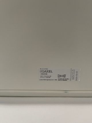 Estantería Armario IKEA Boaxel Blanca