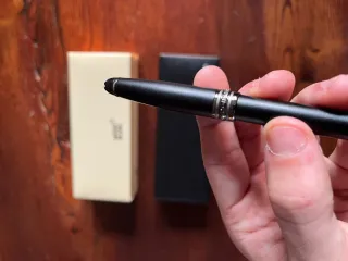 Penna Montblanc Matte Ultra Black - roller (NUOVA)