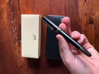 Penna Montblanc Matte Ultra Black - roller (NUOVA)