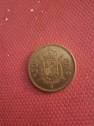 Moneda 50 Pesetas 1975 Juan Carlos I Rey de España